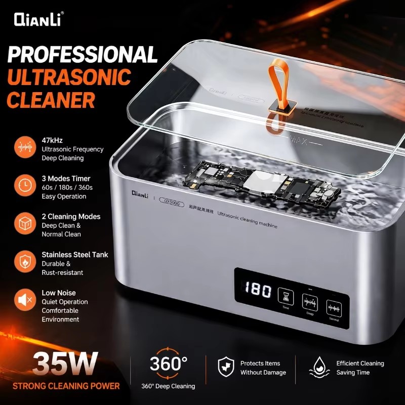 Body Jewelry Repair - Limpiador Ultrasónico QIANLI QX9000 de 35W