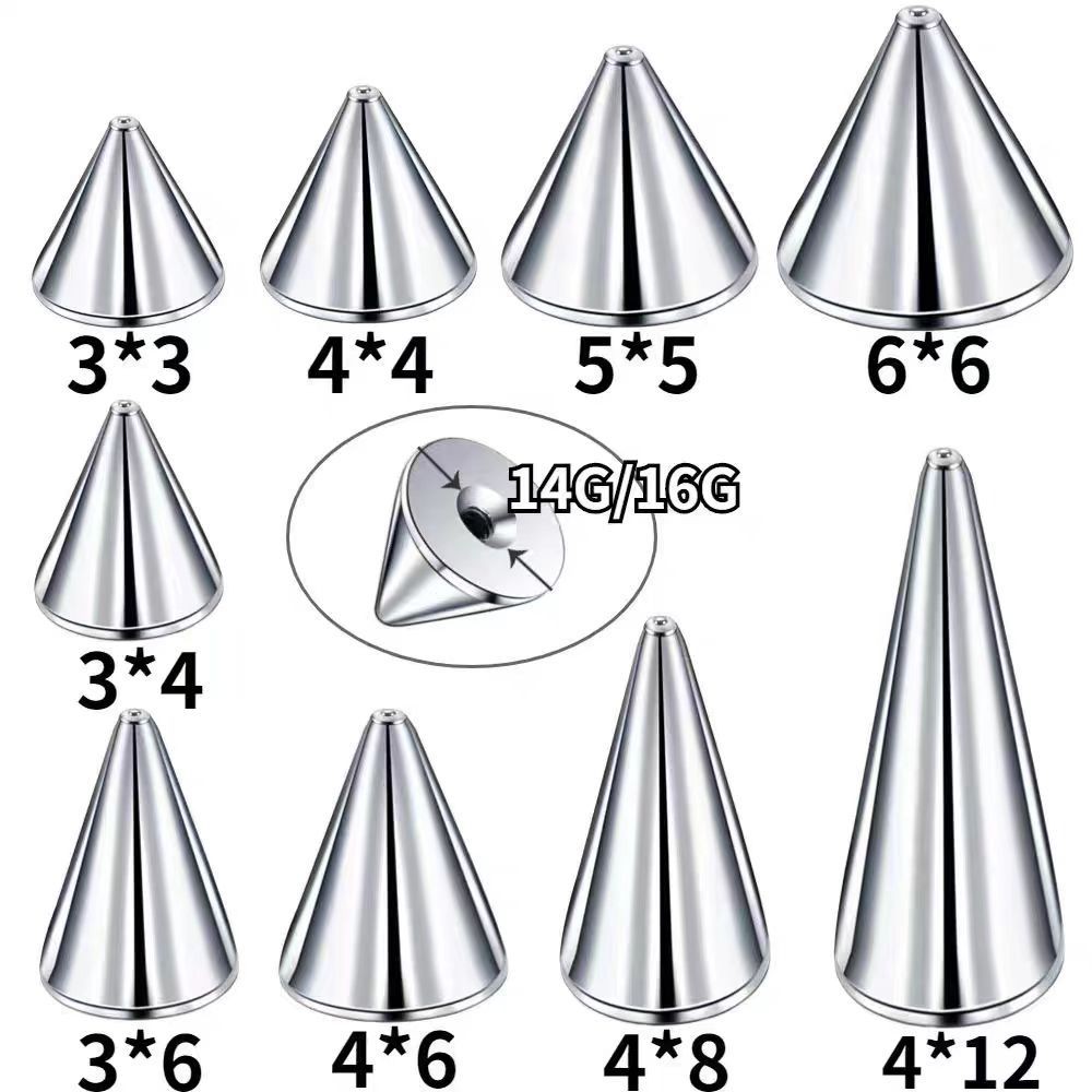 Body Jewelry Replacement Ball - 10 unids/lote 316L tornillo de acero