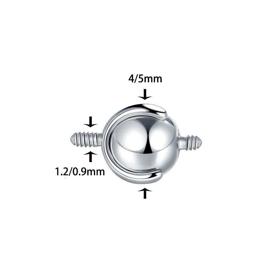 Piercing de barra Industrial p - Body Jewelry Replacement Ball reseña y precio
