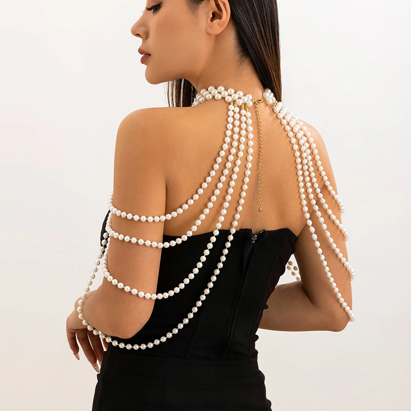 Cadena de Hombro con Borlas y  - Body Jewelry Necklace reseña y precio