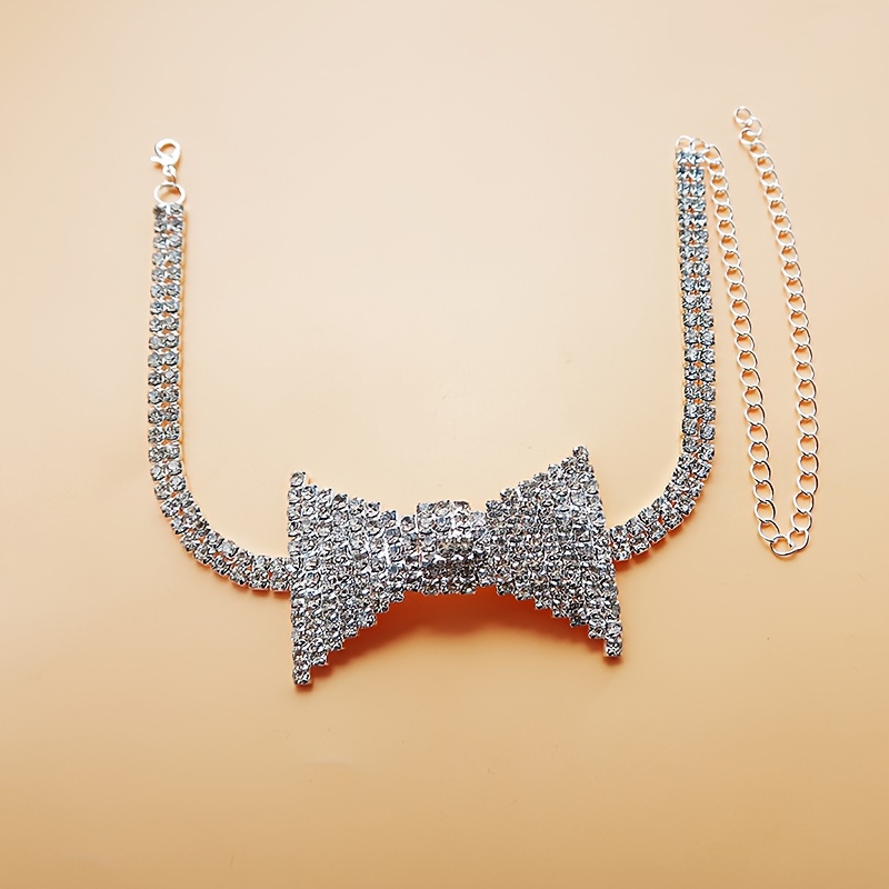 Cadena de cuello con lazo de d - Body Jewelry Necklace reseña y precio