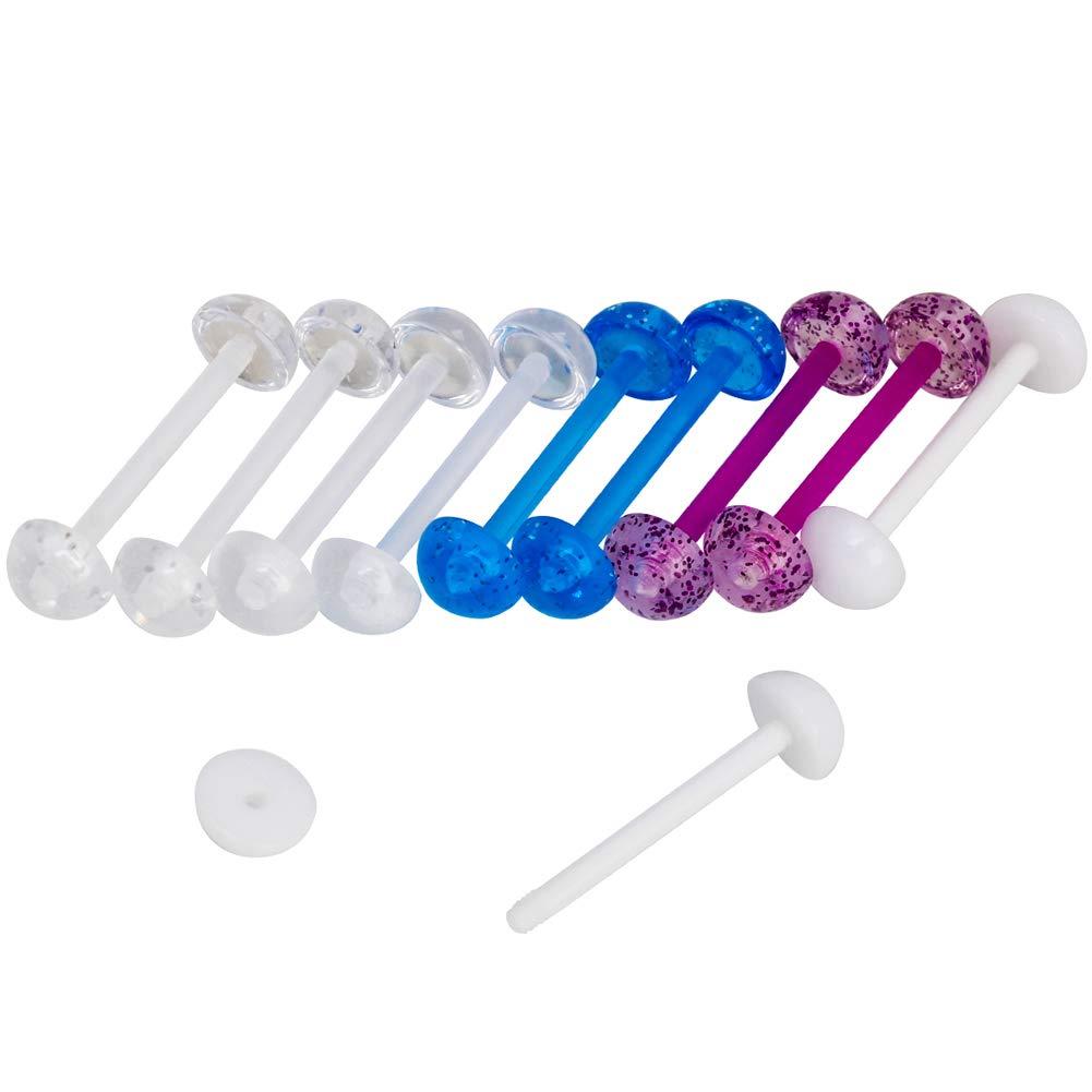 5 Pares de Anillos Acrílicos p - Body Jewelry Retainers reseña y precio