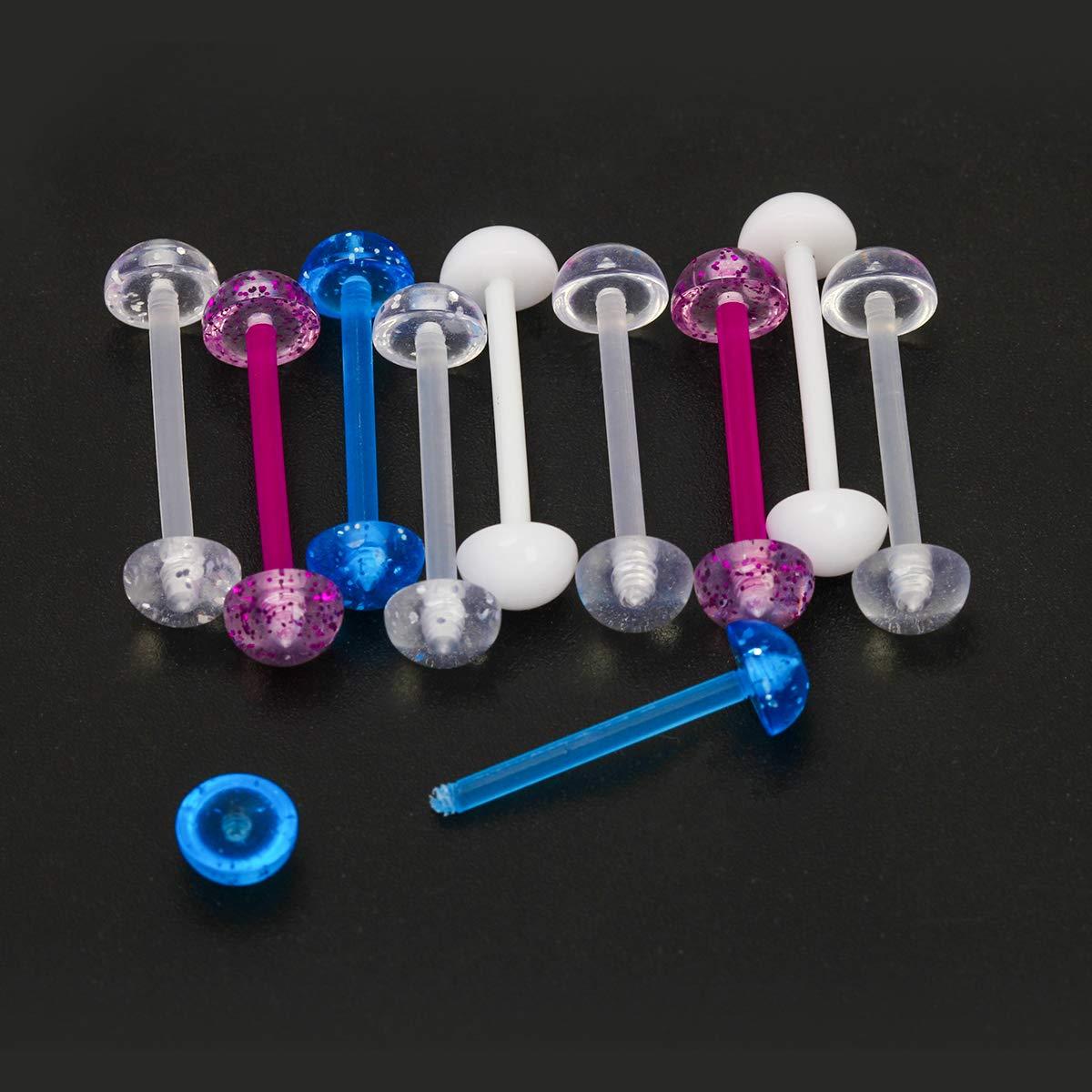 5 Pares de Anillos Acrílicos p - Body Jewelry Retainers reseña y precio