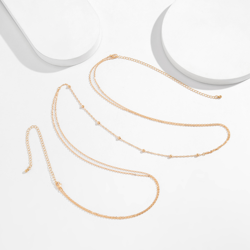 Cadena de cuerpo sencilla cruz - Body Jewelry Necklace reseña y precio