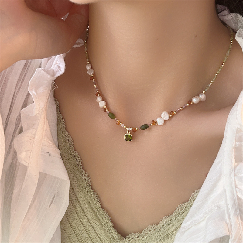 Collar de Perlas Barrocas Natu - Body Jewelry Necklace reseña y precio